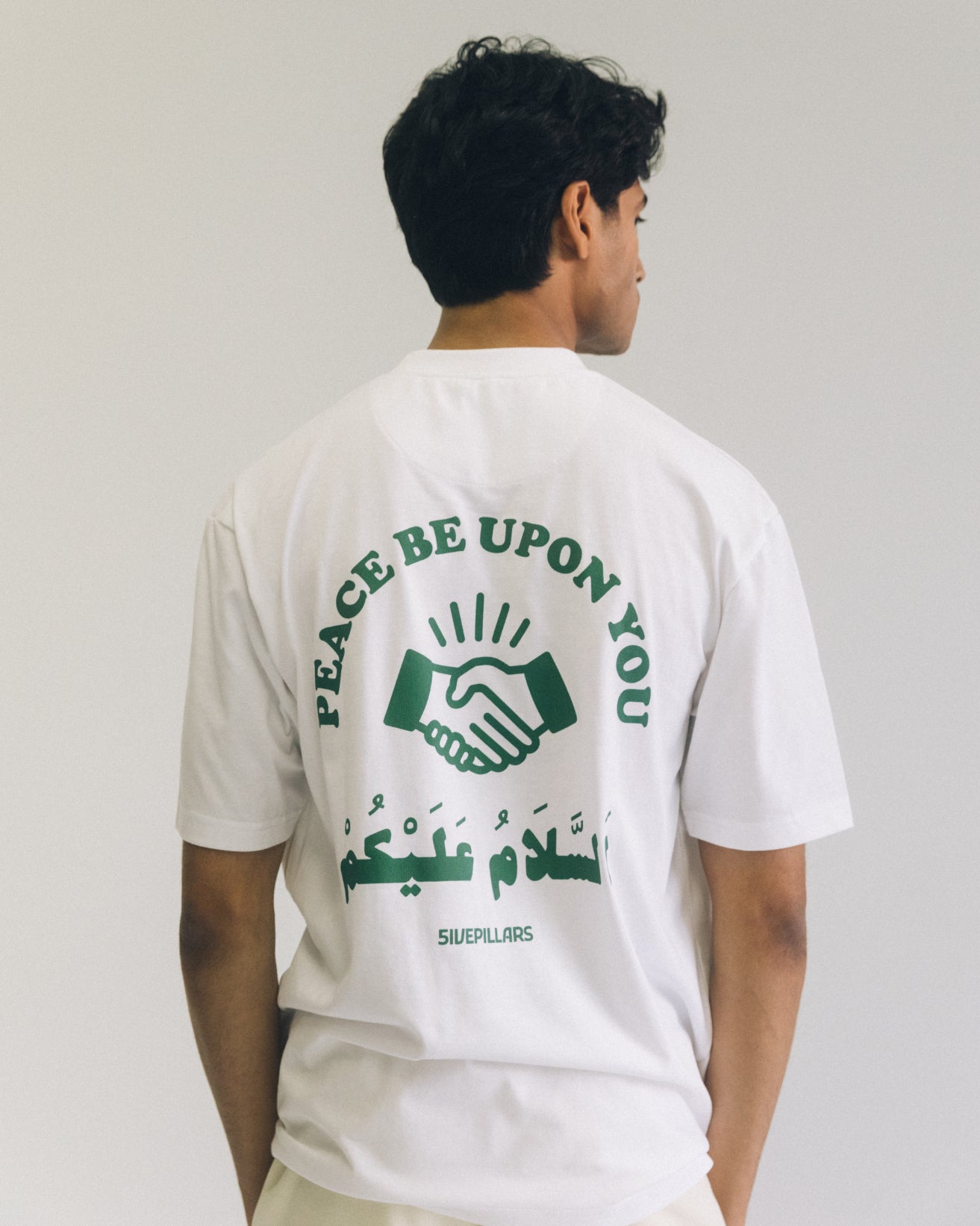 Peace Be Upon You Tee - White