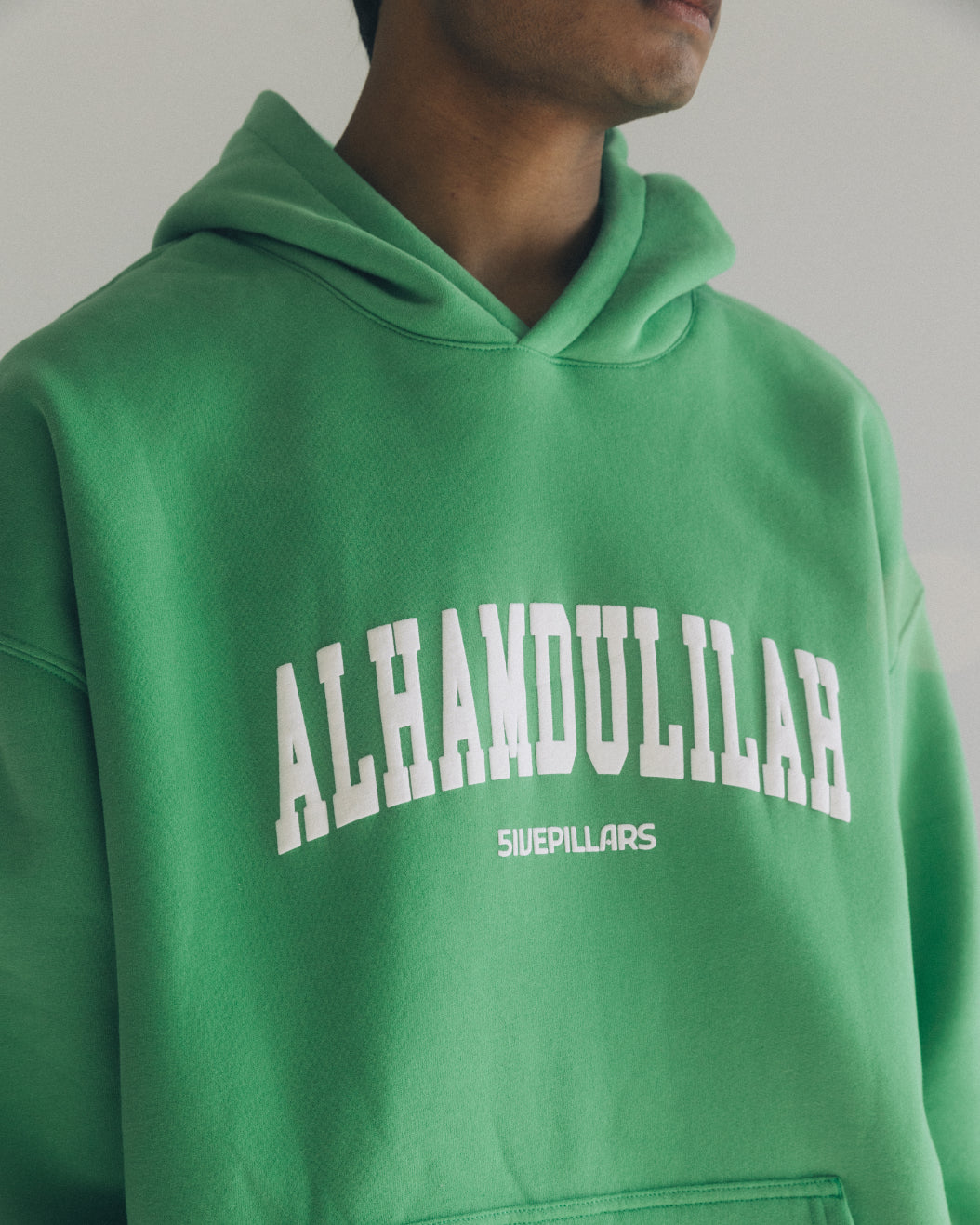 Alhamdulillah Hoodie - Kelly Green