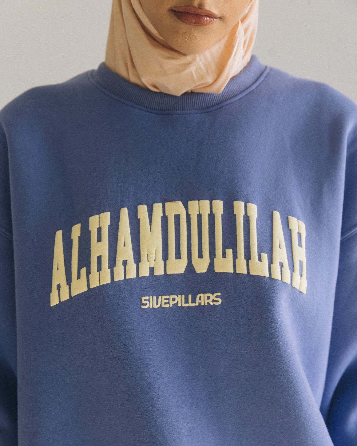 Alhamdulillah Crewneck - Powder Blue