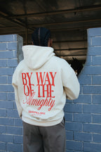 By Way Of The Almighty Hoodie - Cream