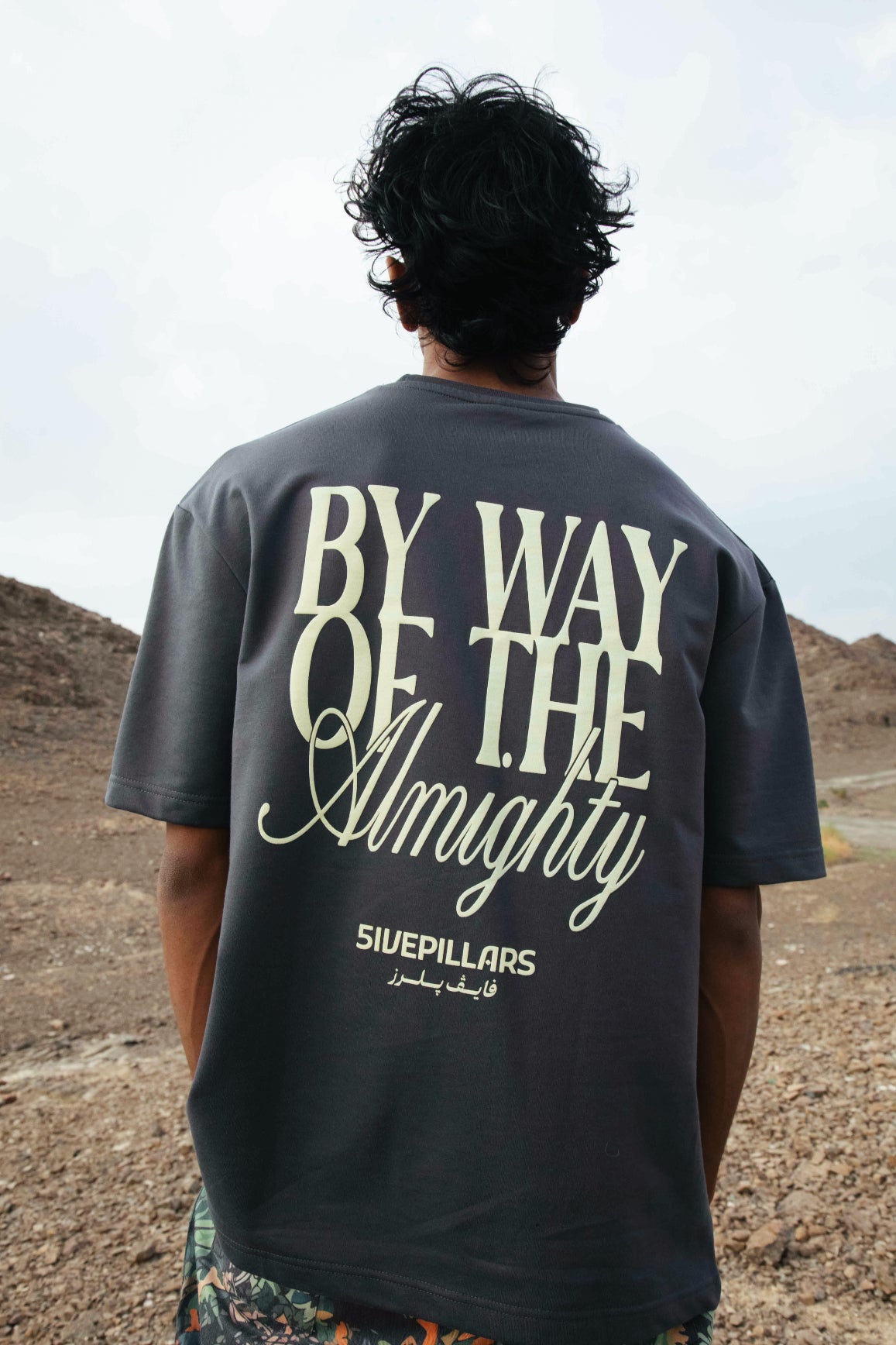 By Way Of The Almighty Tee - Grey