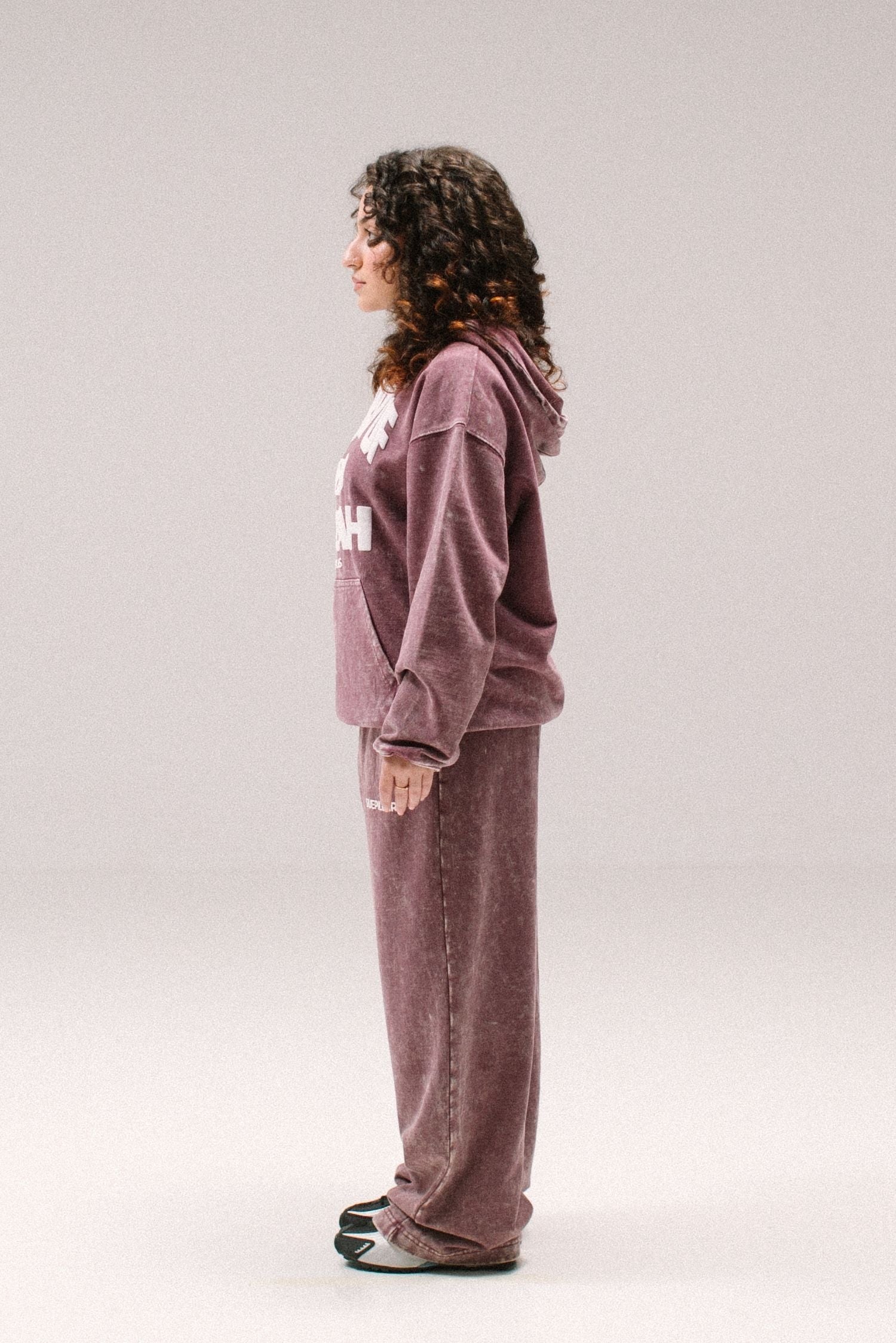 POA Hoodie - Washed Maroon