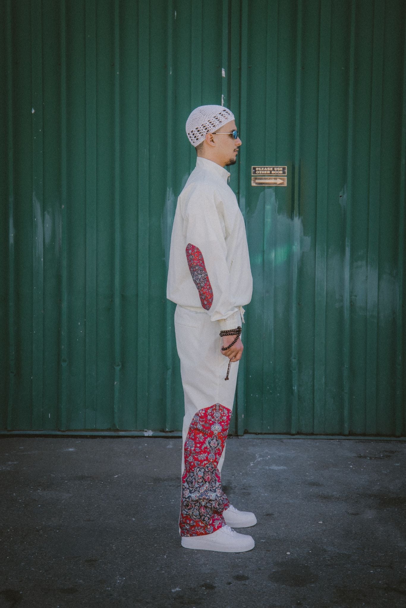 Rug Tracksuit Top - Cream