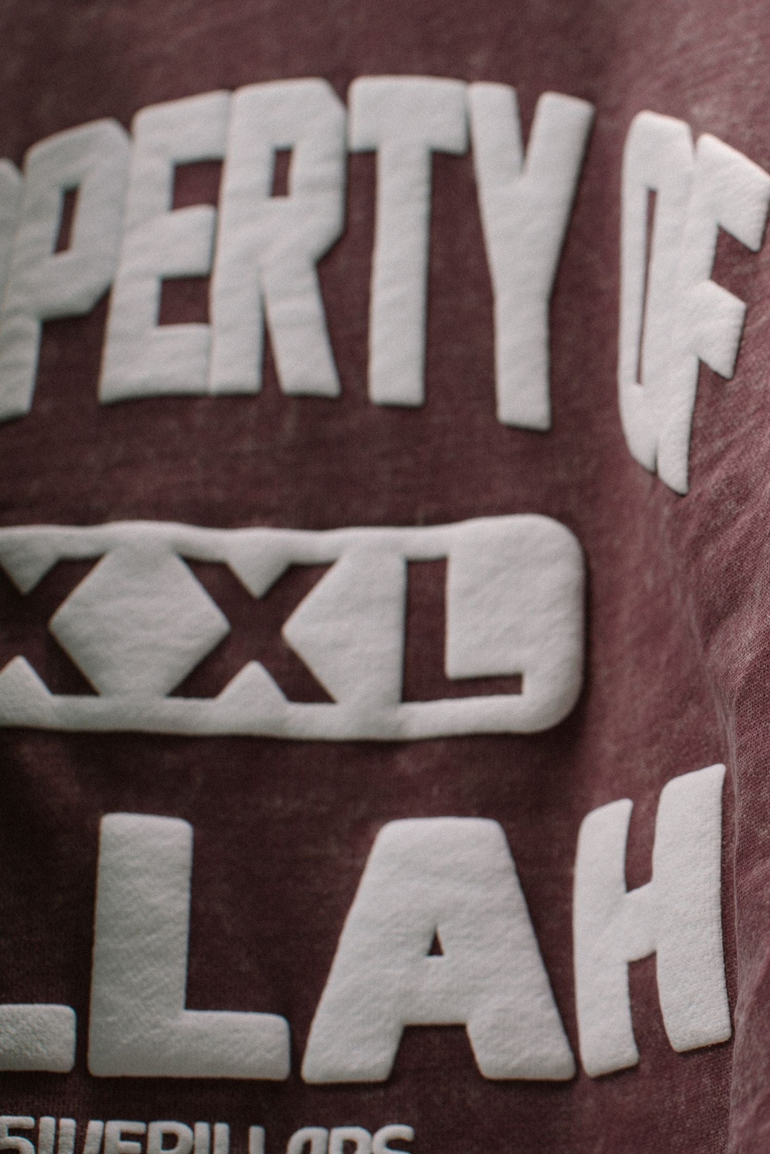 POA Hoodie - Washed Maroon