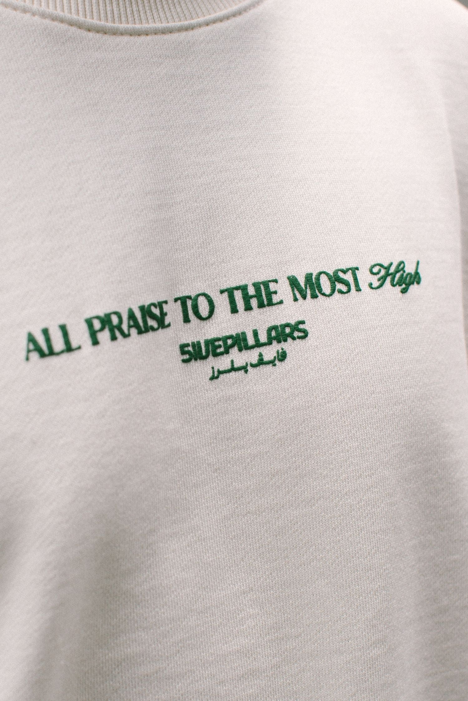 The Most High Crewneck - Cream