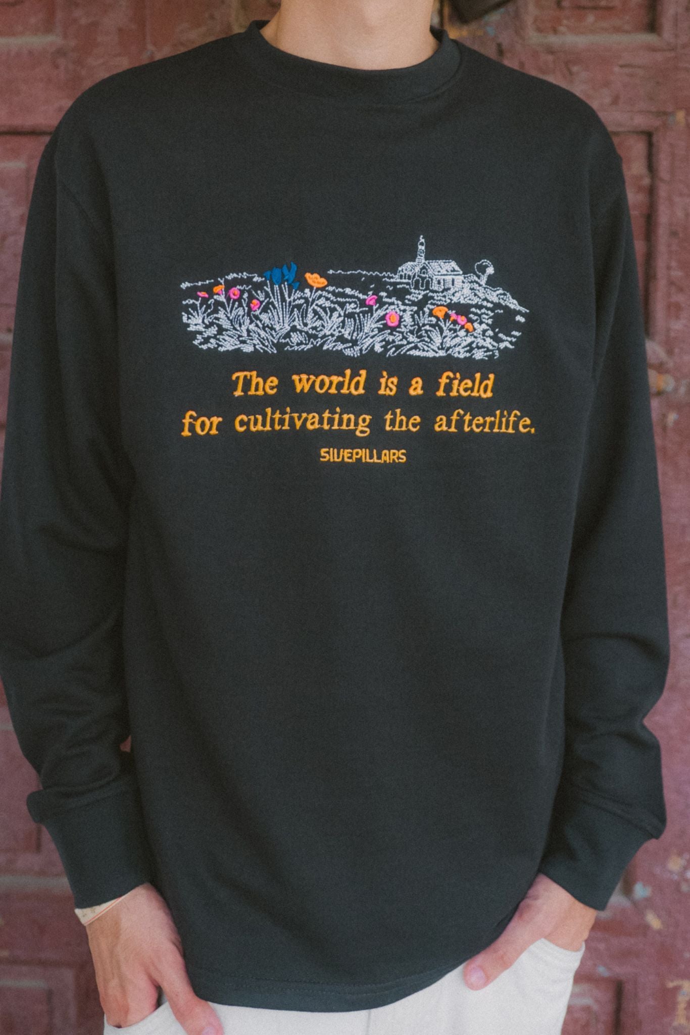 Cultivating Long Sleeve Tee - Black