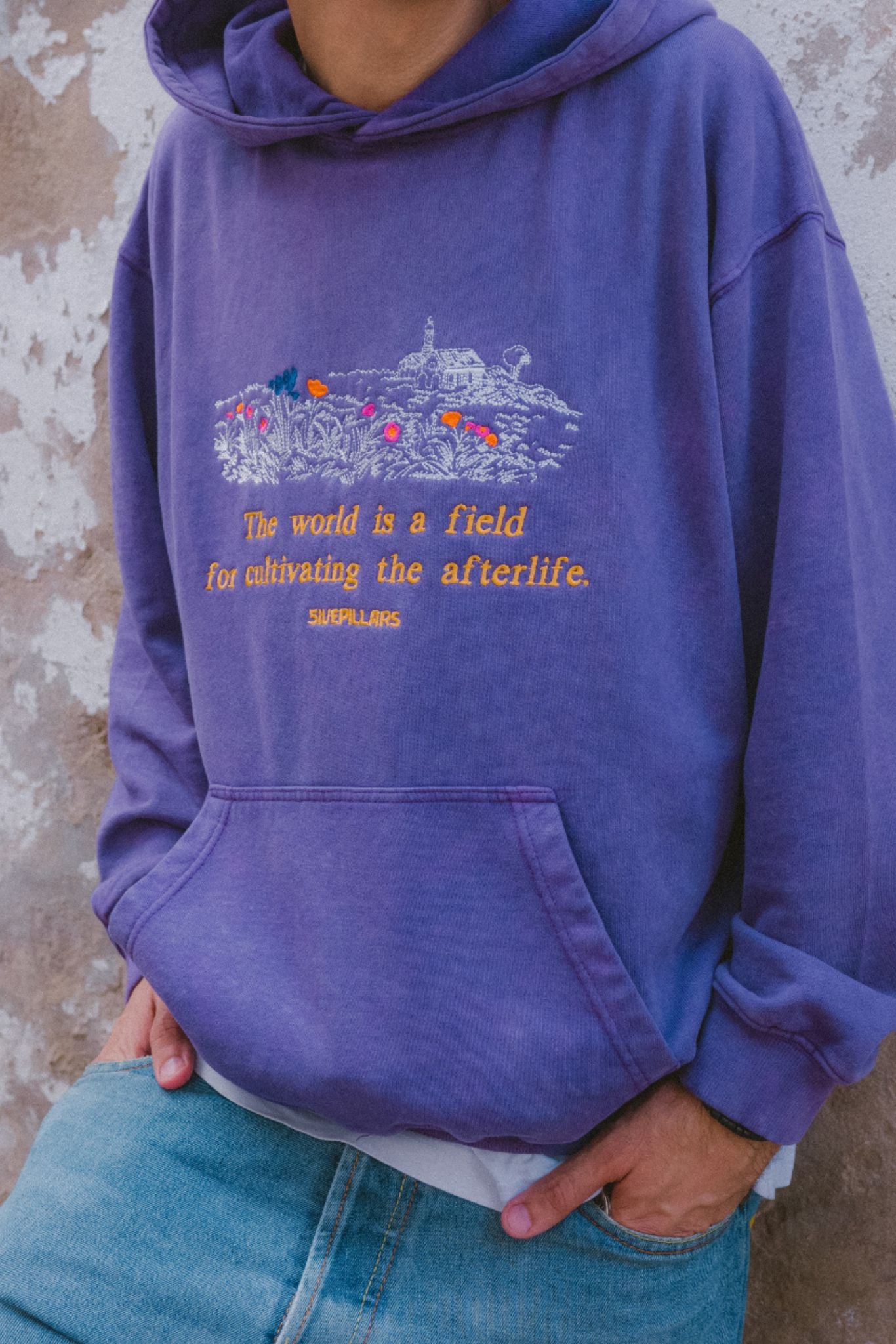Cultivating Hoodie - Washed Purple