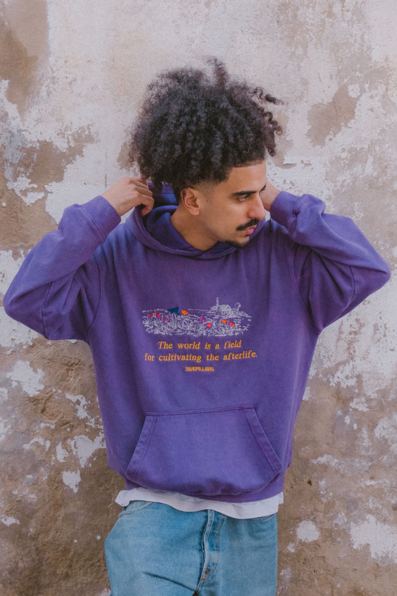 Cultivating Hoodie - Washed Purple