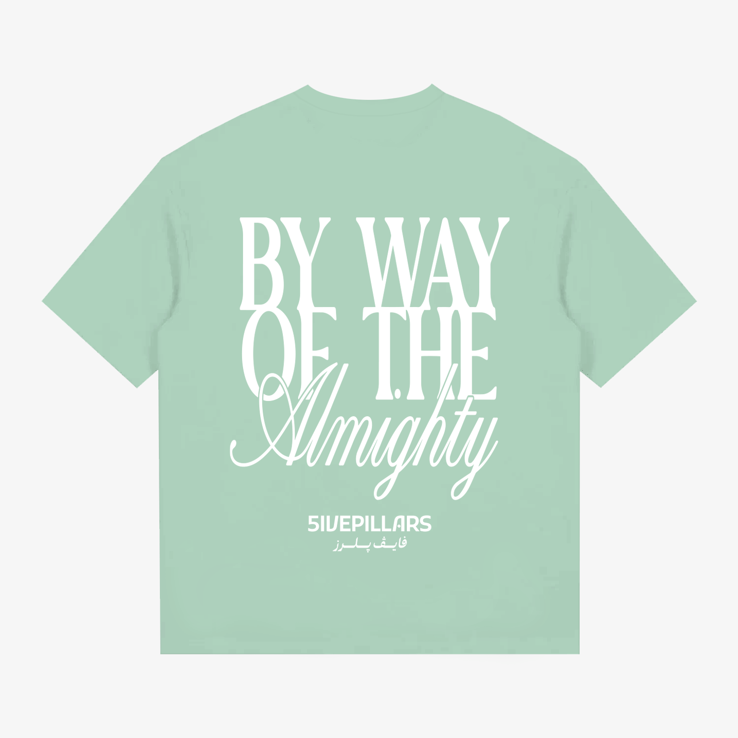 By Way of The Almighty Tee - Seafoam Green