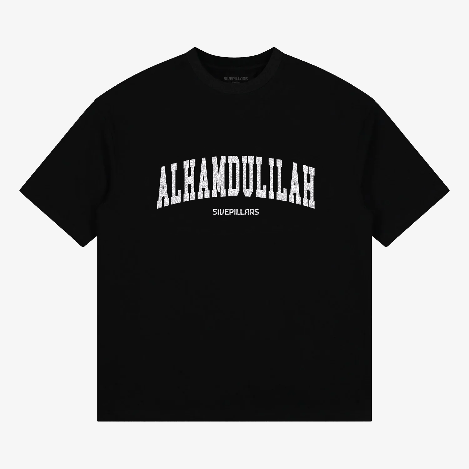 Alhamdulillah Metallic Tee - Black