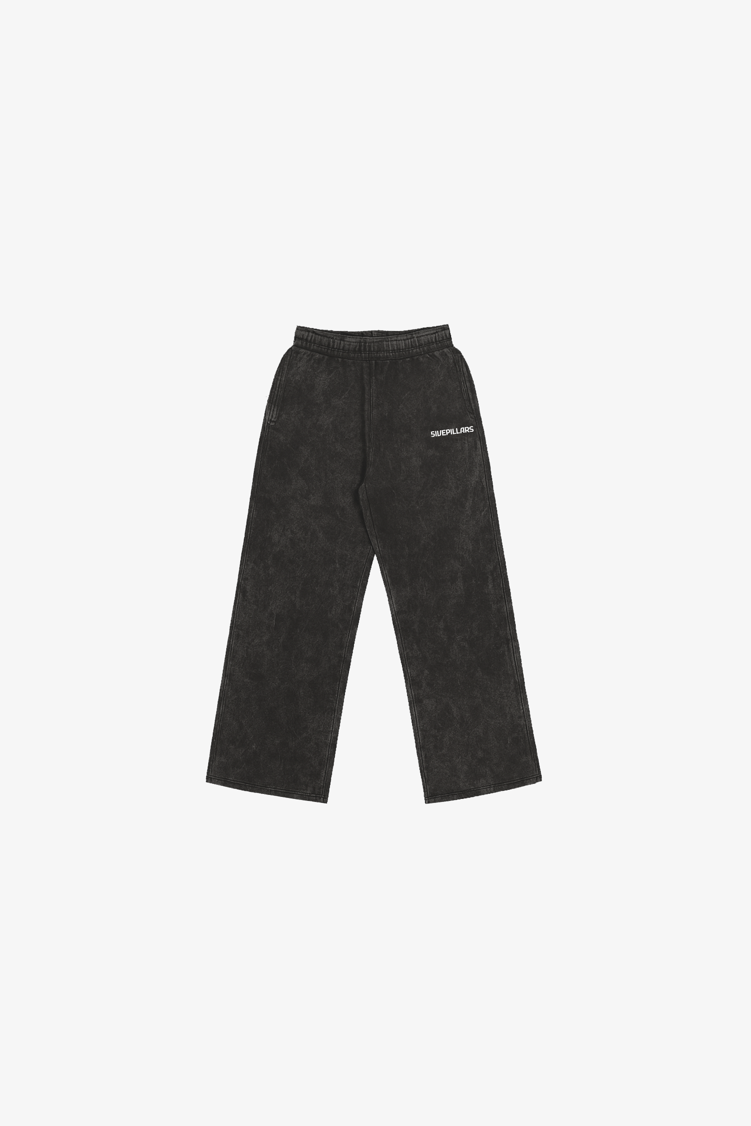 POA Relaxed Fit Sweatpants - Washed Black