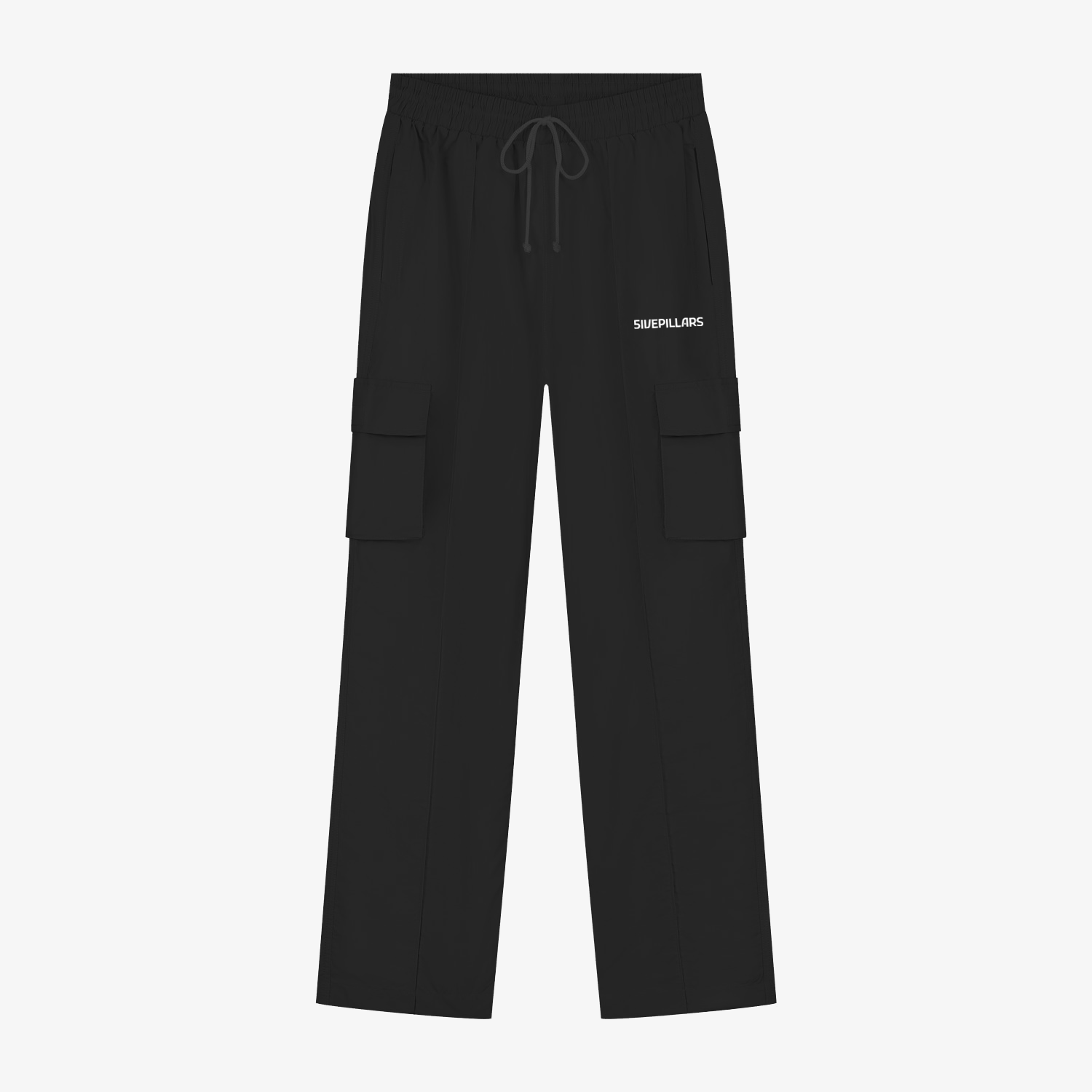 5ivepillars Recycled Nylon Cargo Pants - Black