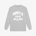 POA Long Sleeve Tee - Heather Grey