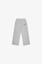 Grey Script relaxed fit sweatpants with embroidered script logo – Islamic clothing