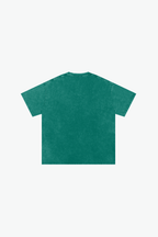YM3X Calligraphy Tee - Washed Green