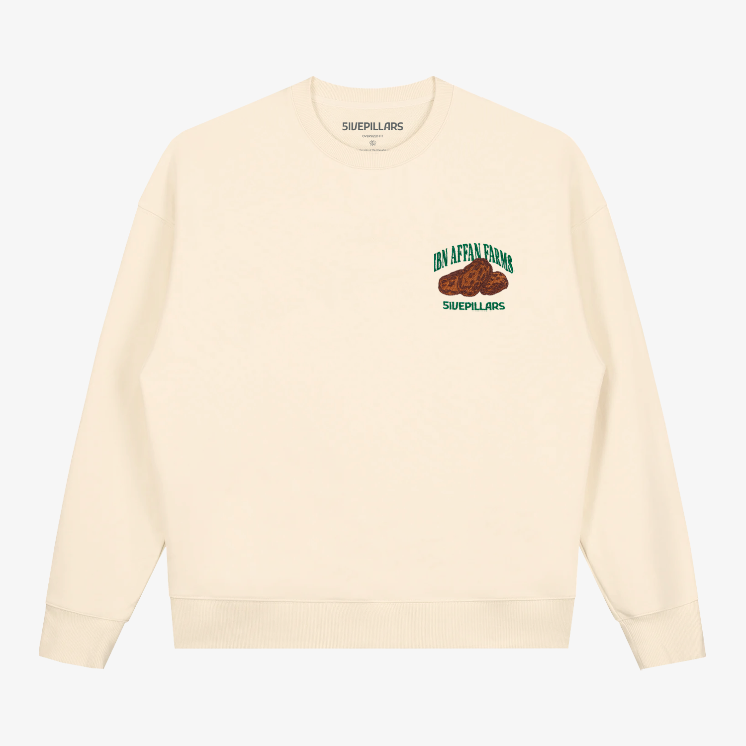 Ibn Affan Crewneck - Cream