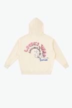 YM3X Lovers Jihad Zip Hoodie - Cream