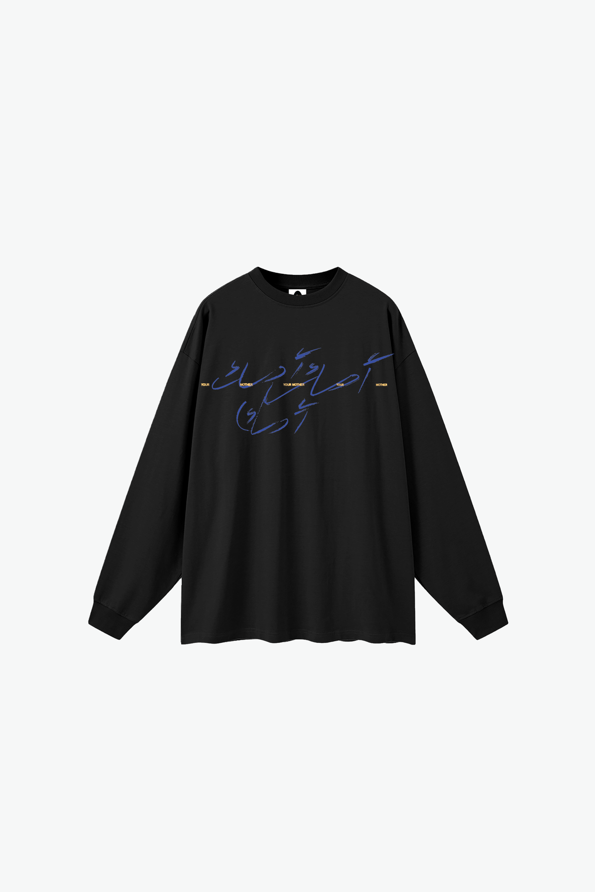 YM3X Script LS Tee - Black