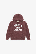 POA Hoodie - Washed Maroon