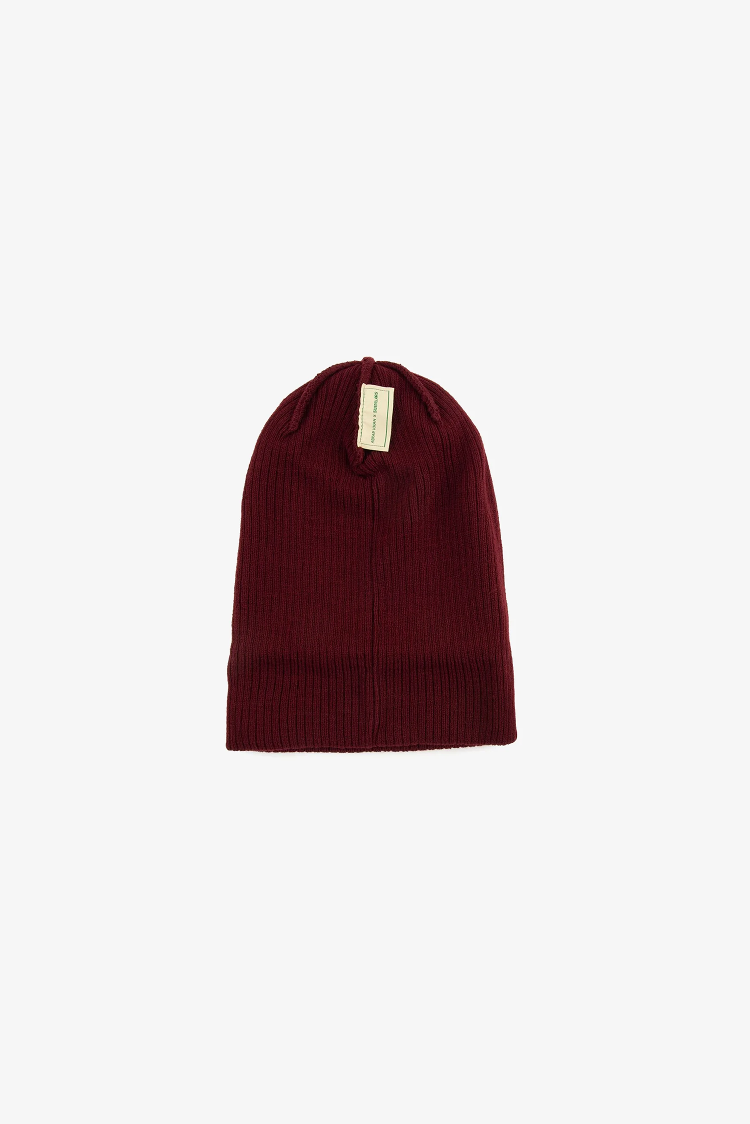 Close Enough Beanie - Maroon - inside tag