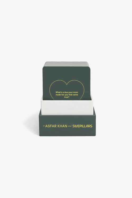 A Mother's Dua Trivia Cards - open with question card