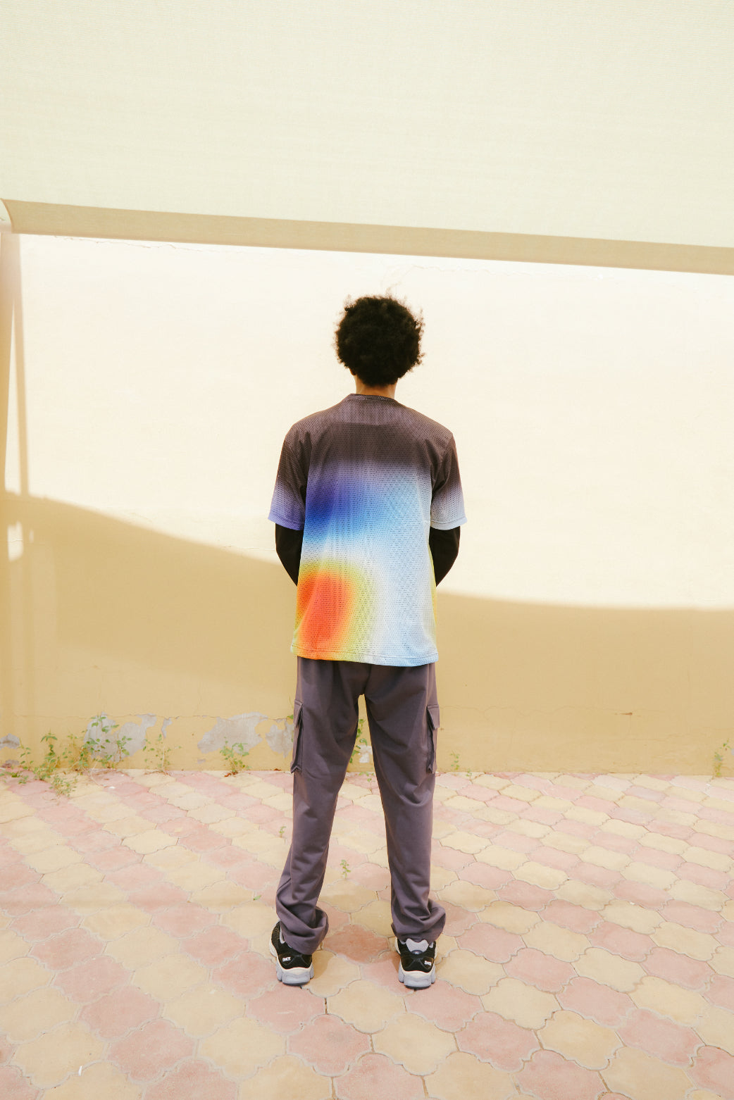 5ivepillars Mesh Long Sleeve Tee - Multicolor