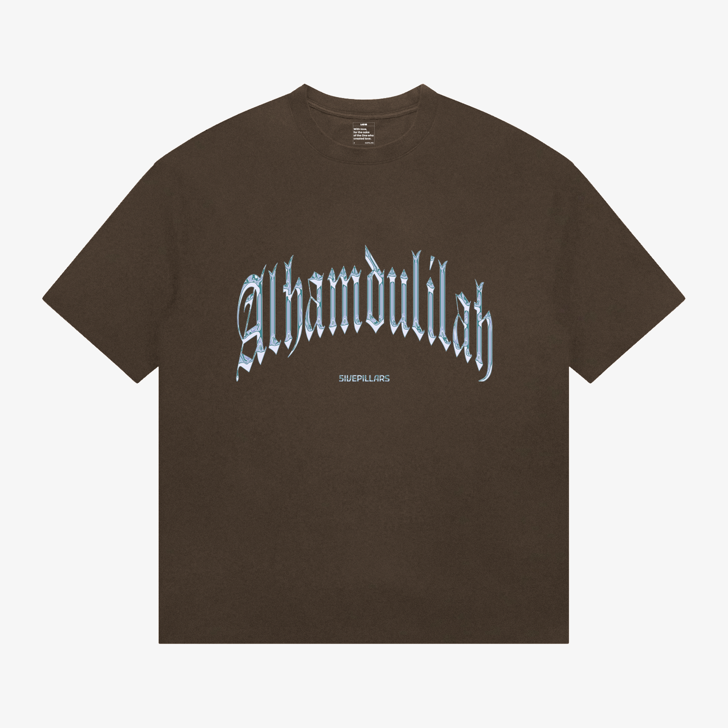 Alhamdulillah Chrome Tee - Brown