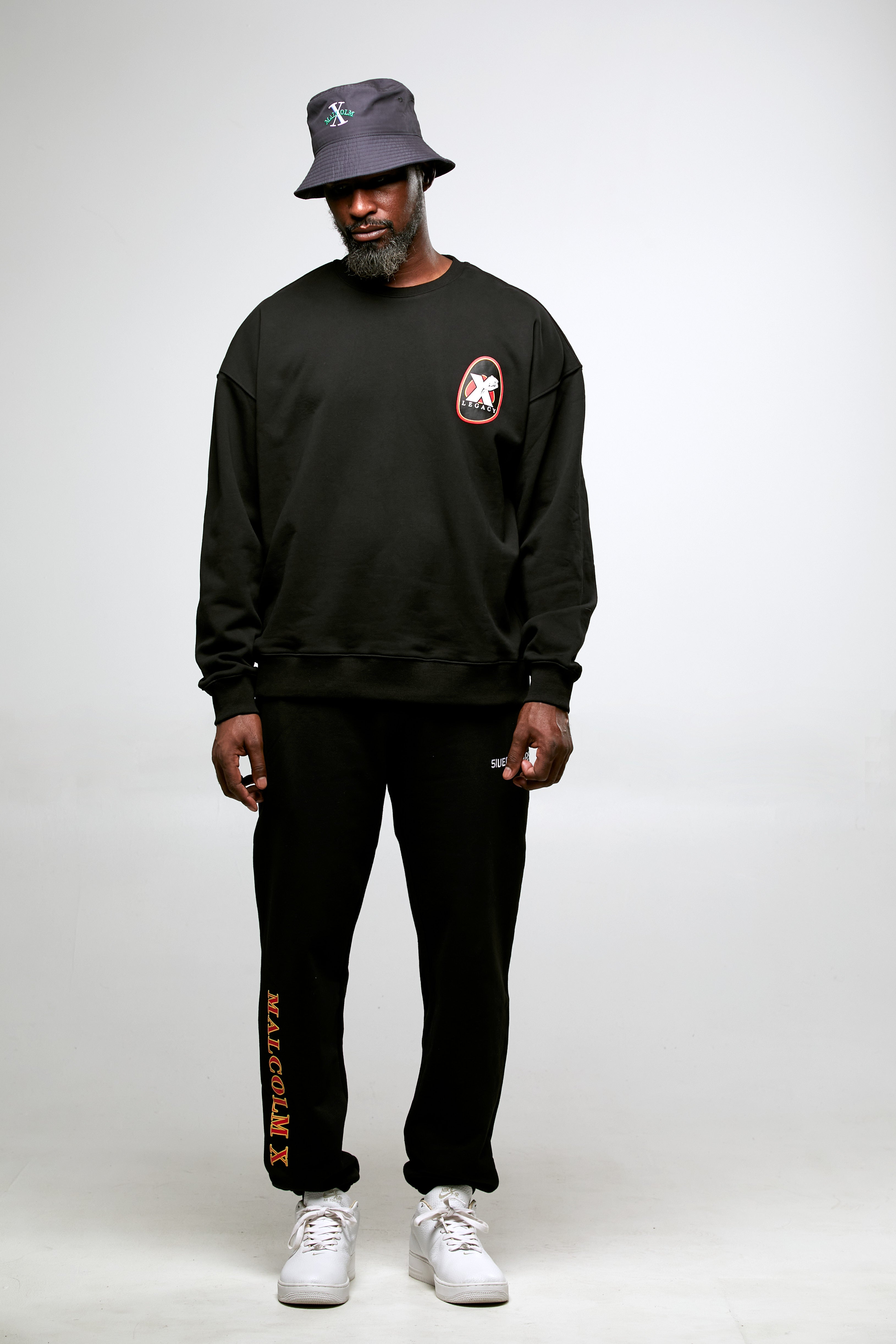 Brother Malcolm Crewneck - Black