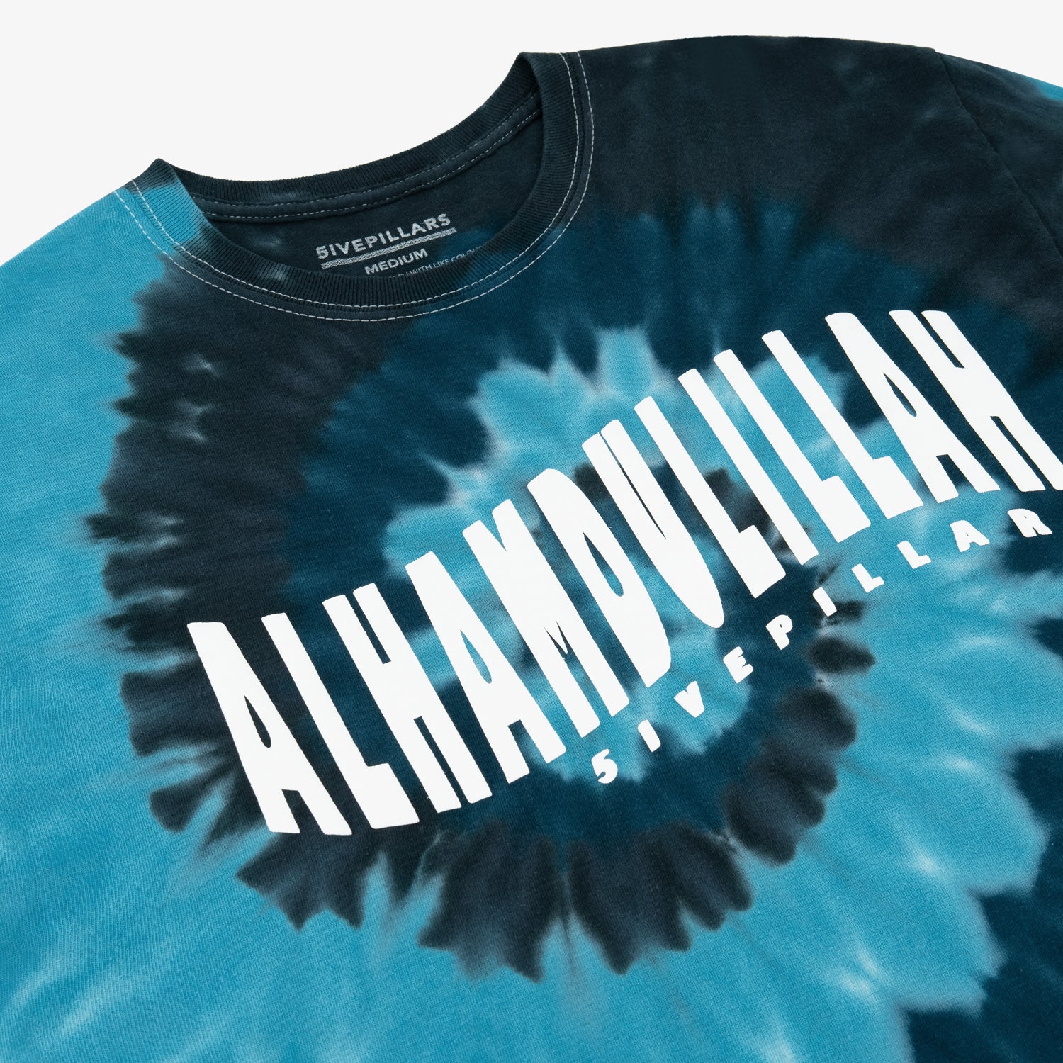 Alhamdulillah Tee - Tie Dye Blue