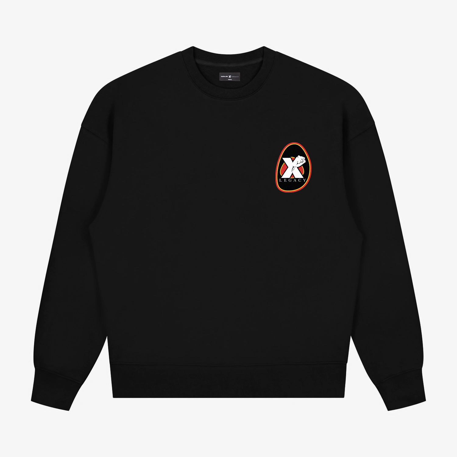 Brother Malcolm Crewneck - Black