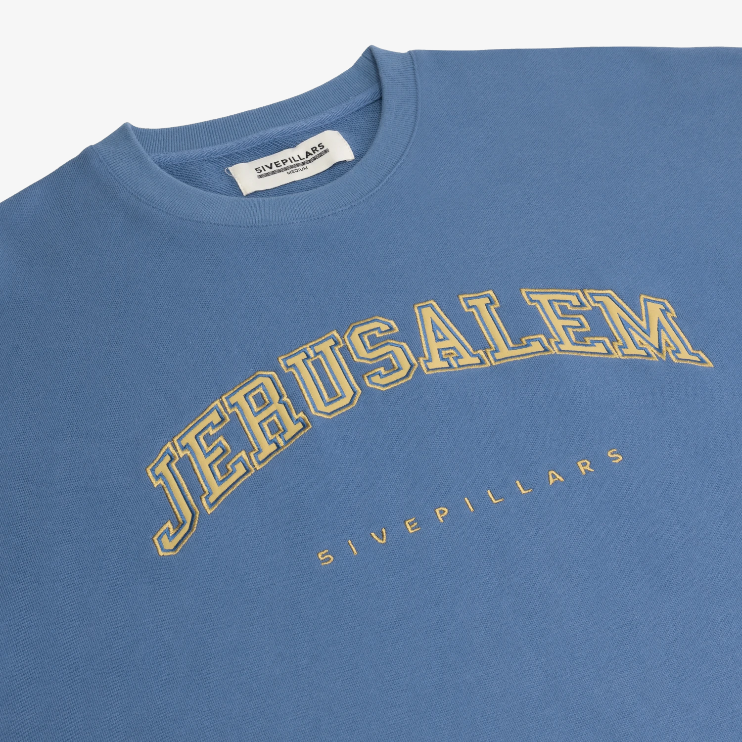 Jerusalem Crewneck - Sky Blue