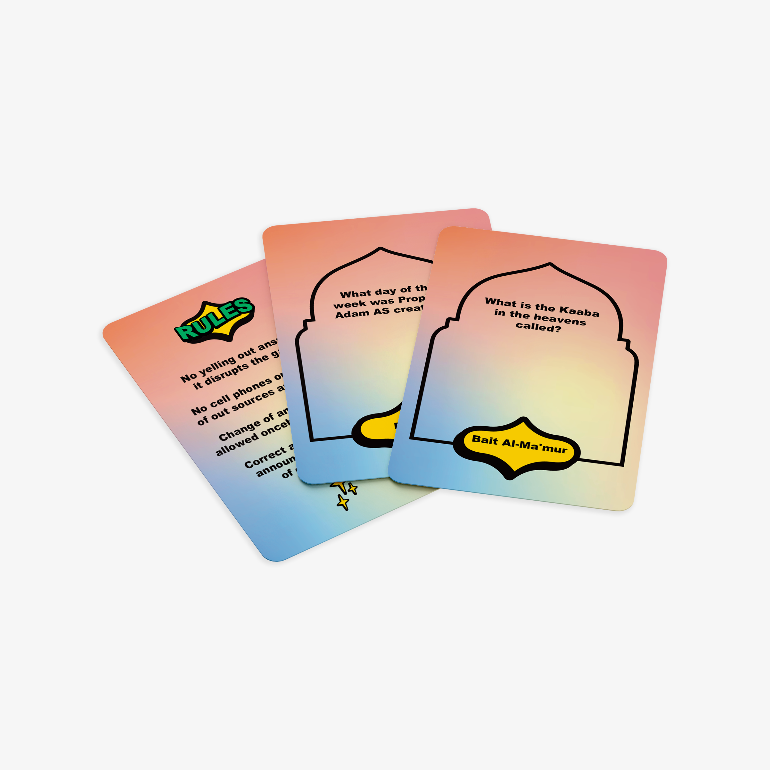 Islamic Trivia Card Game